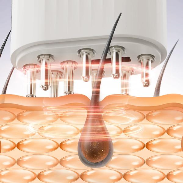 Handheld Hair Care Essential Oil Comb Scalp Massager Brush for Effective Hair Growth