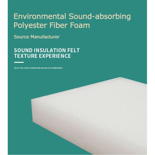 Eco Friendly Soundproof Polyester Wool Insulation Board For Room Decor