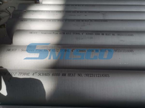 ASTM A312 TP304L Stainless Steel Seamless Pipe Annealed Pickling