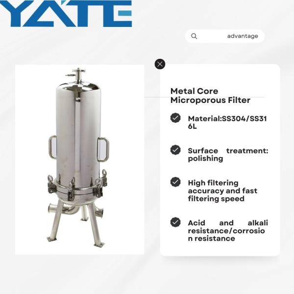 Корпус фильтра водоочистки корпуса фильтра патрона нержавеющей стали санитарный