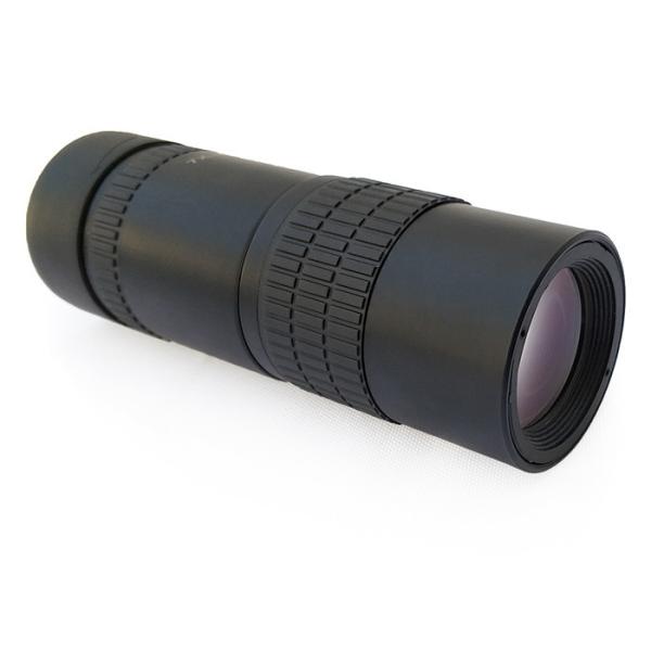 Caçando o telescópio 7x do monocular do zumbido do uso - 17x30 com resistência preta do patim