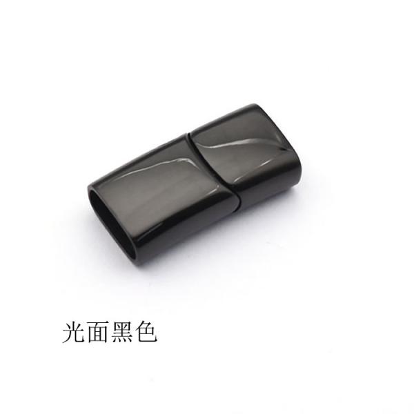 Stainless Steel Magnet Buckle Flat Rectangular Design for Leather Cord Bracelet Safety