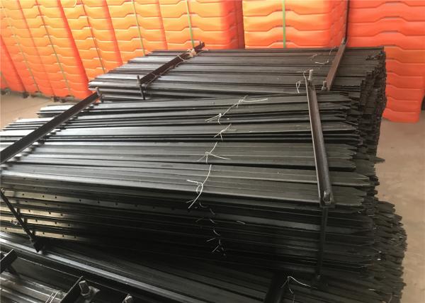 Australia Standard hot dipped galvanized Bitumen coated star picket y post for agriculture 2.04kg