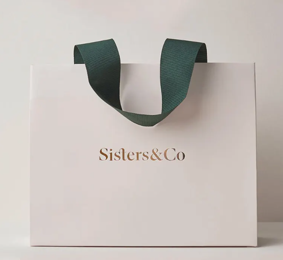 Custom Logo Printed Luxury Gift Paper Bag Jewelry White Cardboard Shopping Paper Bags