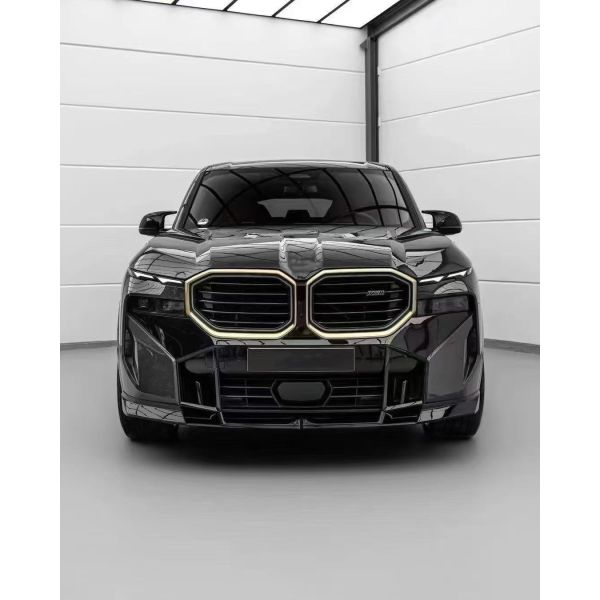 For BMW XM Carbon Fiber Body Kit XM Upgrade LD-style Carbon Fiber Front Lip Diffuser, Spoiler Wheel Arch
