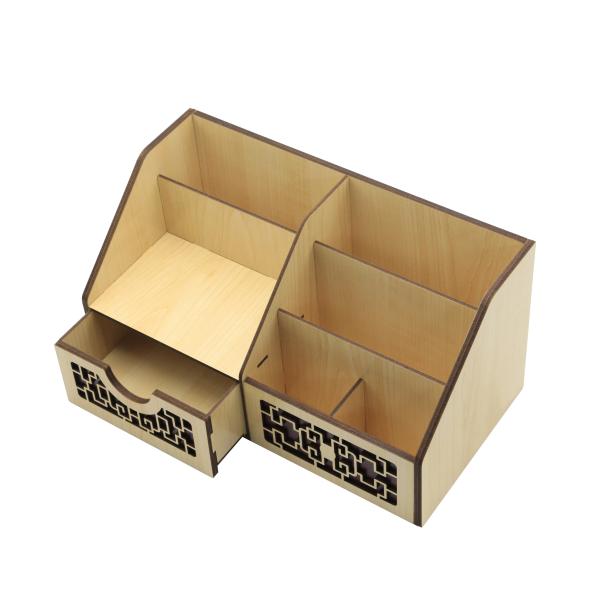 Wholesale Wood Products - Exquisite Desktop Storage Box  Plywood Veneer, Plywood Wooden Box Antique Box