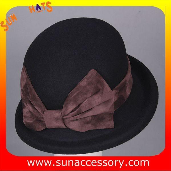 6811147 Sun Accessory customized  winner  fashion 100% Australia wool felt  hats, women hats and caps wholesaling