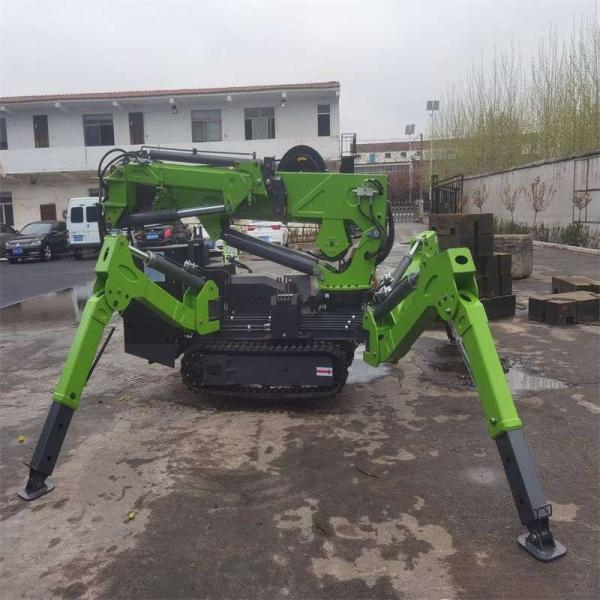 8 Ton Electric Diesel Tracked Spider levantan la elevación aérea de la araña resistente para los emplazamientos de la obra
