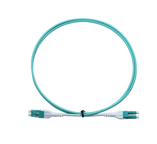 Indoor FTTH OM3 OM4 LC to LC Fiber Patch Cable PC / APC / UPC Polishing