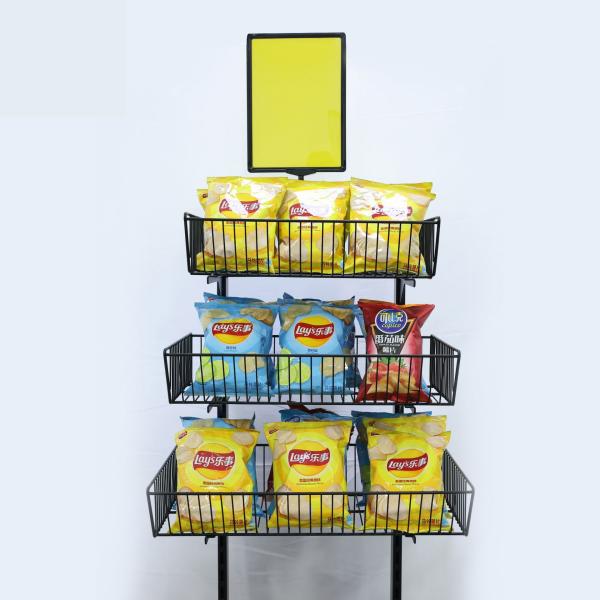 Bakery Snack Wire Storage Racks Metal Wire Shelving With Wheels Aluminum Iron