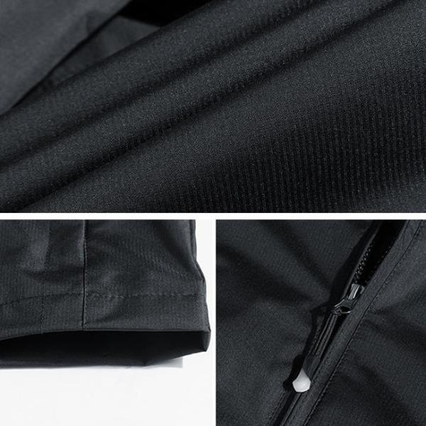 Хаки слишком большой на открытом воздухе логотип пальто спорта модных людей куртки Windbreaker напечатал