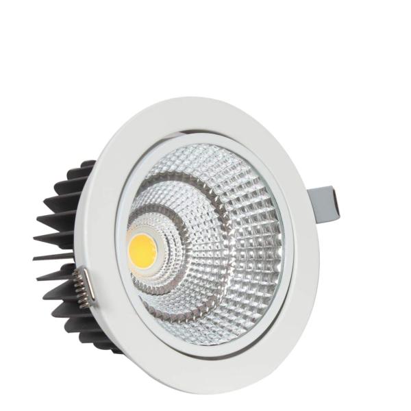 White Frame Cover LED Downlight 3 Inch 3w 5w Aluminum Alloy Indoor Lighting IP44