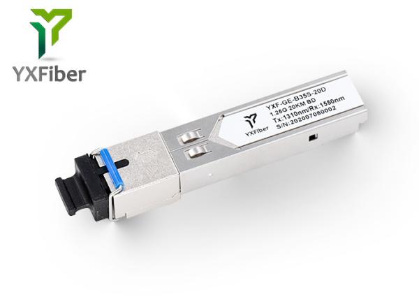 20KM 1310nm/1550nm Bidirectional Sfp 1.25G SFP Optical Module