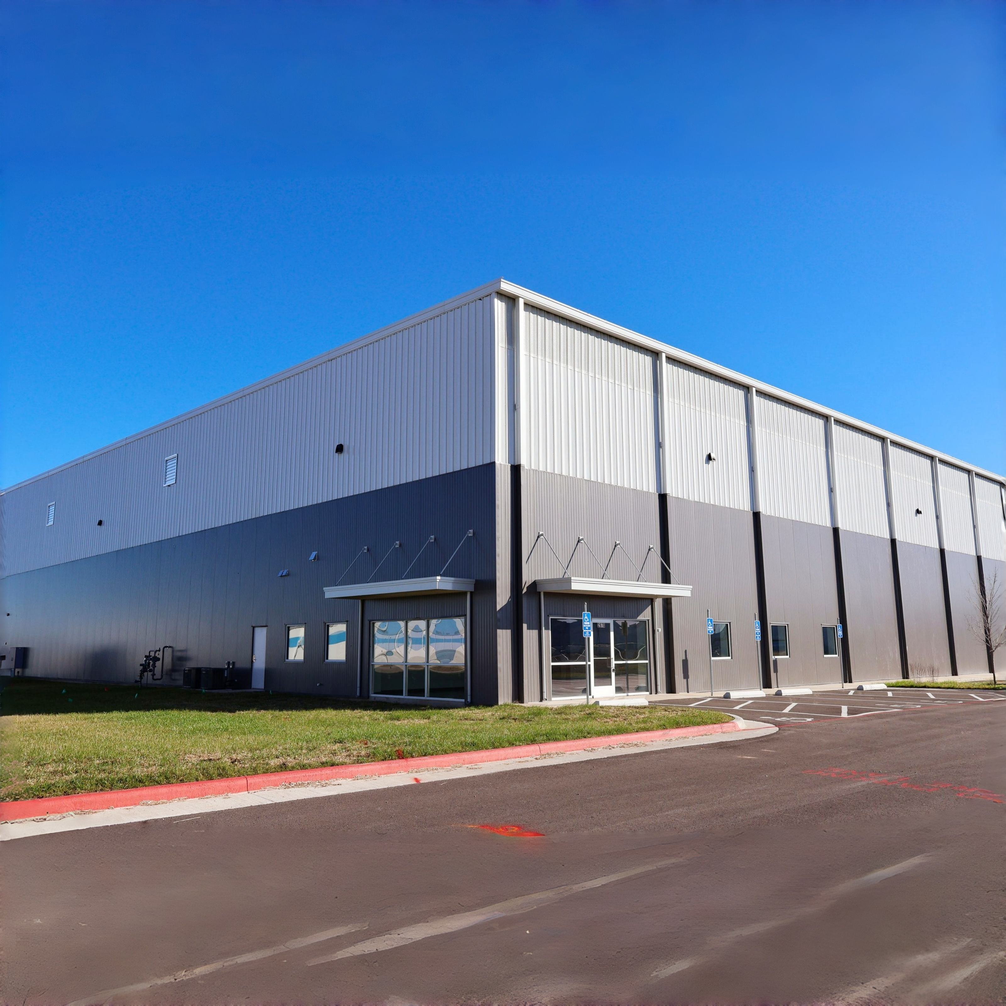 Customizable Size Lightweight Sliding Door and Corrosion Resistant Roller Shutter Steel Structure