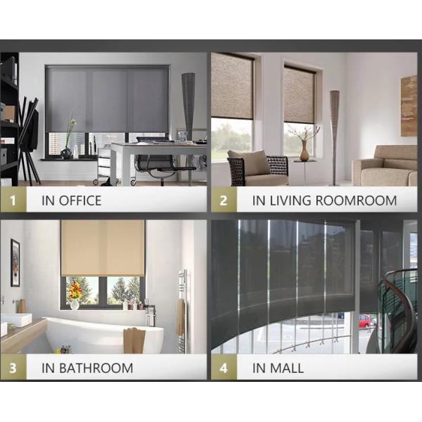 Огонь Retardent доказательства шторок ролика предохранения от Солнца полиэстера зебры УЛЬТРАФИОЛЕТОВЫЙ