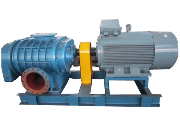 High pressure Horizontal  Tri-lobe Roots Blower for filter system 0.6bar  58.8kpa 132kw