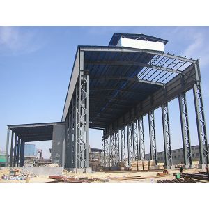 Rustproof Light Steel Structure Buildings , Prefabricated Carbon Steel Buildings