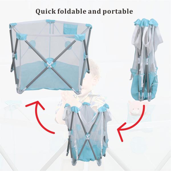 Multiscene Travel Portable Baby Playard With Stainless Steel Tube