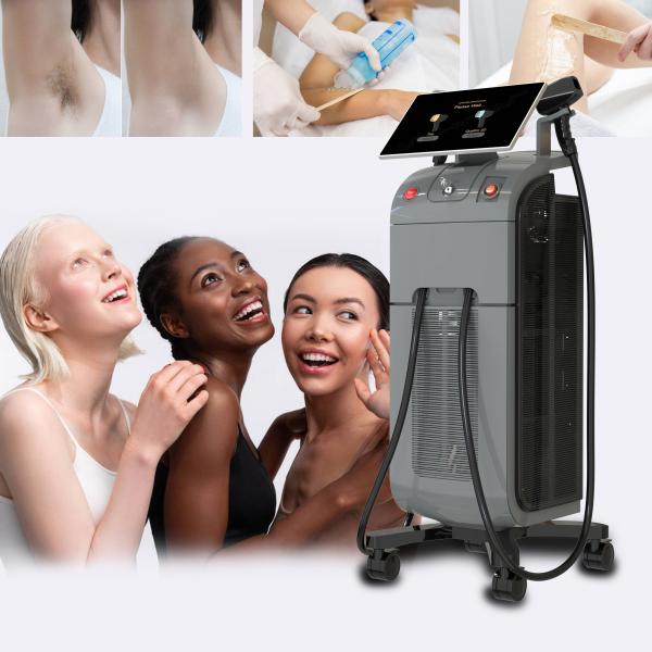 2025 Diode Laser Ice 3 Wavelength 755nm Laser Hair Removal 4 Wavelength Ice Painless Diode Laser with CE ISO TUV