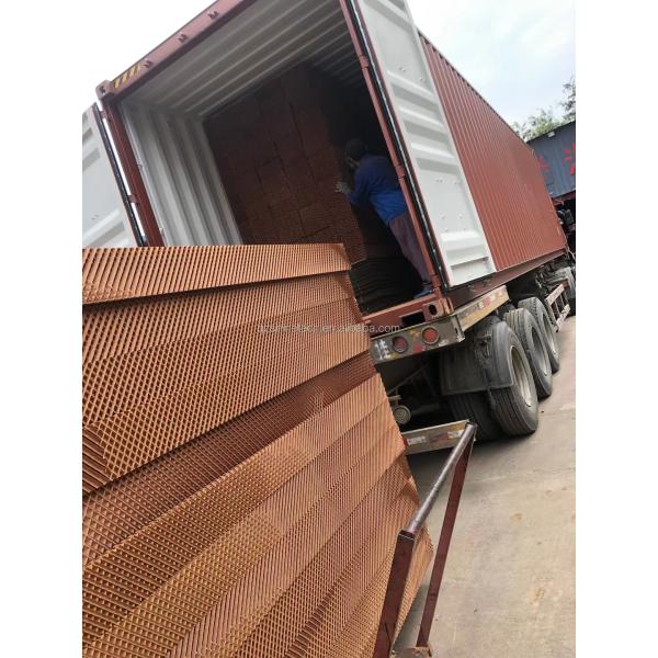 Водопарительная охлаждающая подушка для куриной фермы горячее погружение оцинкованная стальная алюминиевая рама