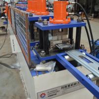 Petit pain de porte de volet de 18 stations formant la machine 7.5KW 6m/Min With Perforated Holes