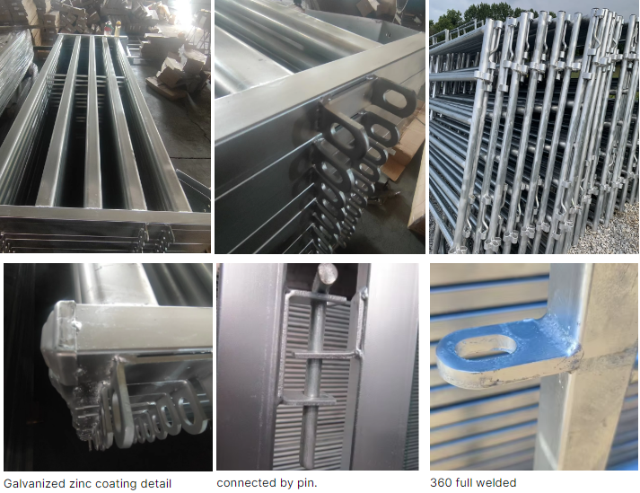 Steel Galvanized Livestock Fence Panels For Cattle Corral Yard