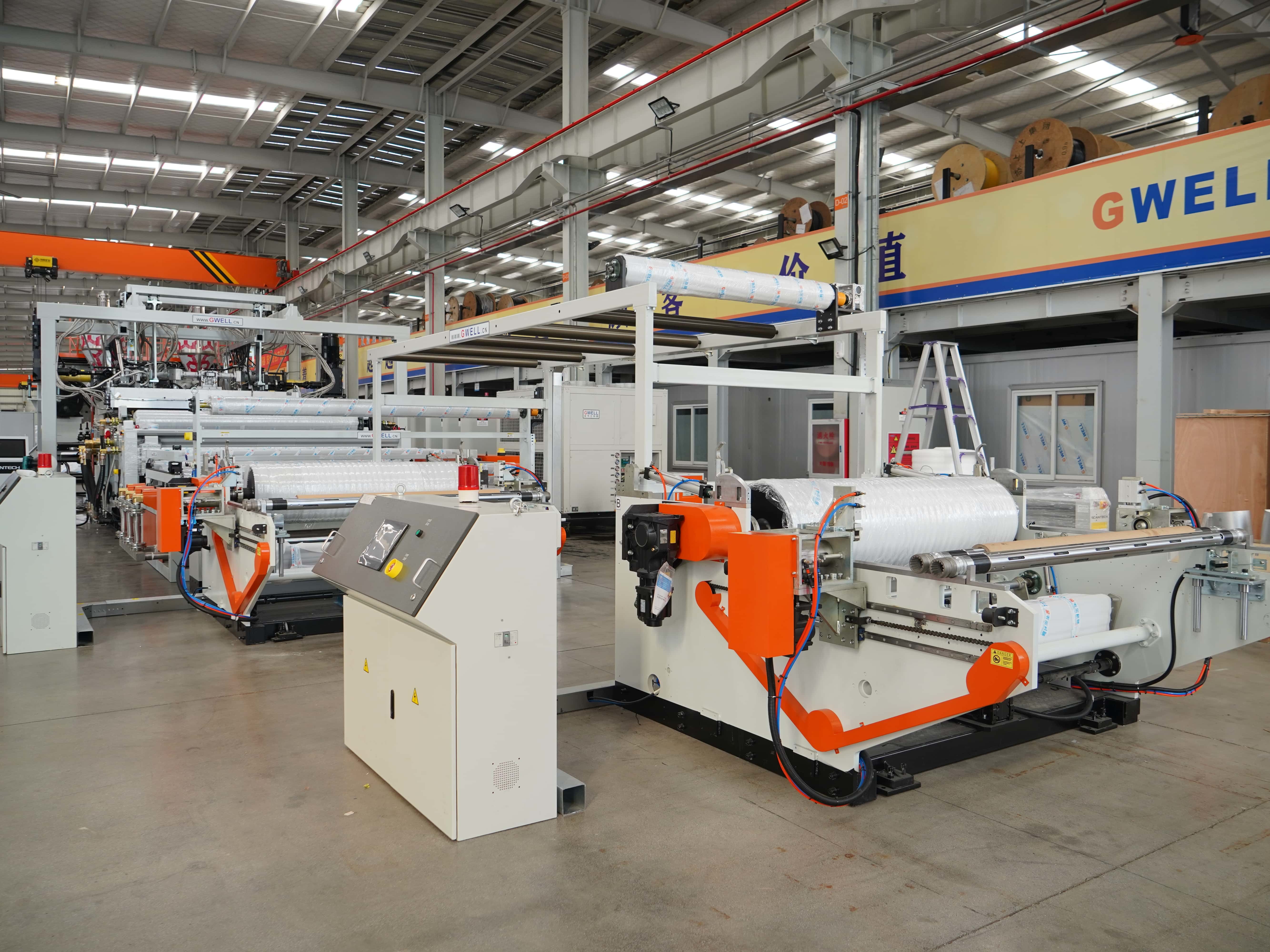 PVDC seven layer sheet extrusion machinery designed for production of multi layer sheets used in food and beverage packaging