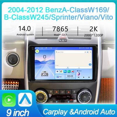 Factory Wholesale Price Android Car Screen for Benz A-Class W169/B-Class W245/Sprinter/Viano/Vito 2004-2012 Model Year Car Head Unit