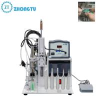 Machines de soudage à écran LCD semi-automatiques pour composants électroniques, à pointe conique, soudure détachable