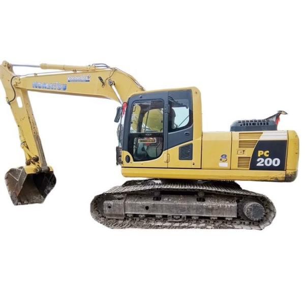 2019 Japão Máquinas de movimentação de terra Tinta original 20 toneladas Crawler Komatsu PC 200 Excavador