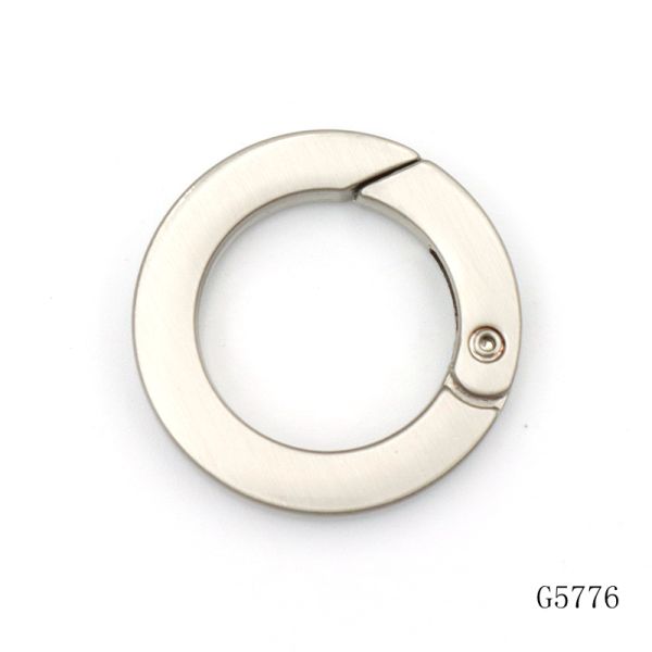 30mm Snap O Ring Flat Metal O Ring OEM ODM Key Chain Accessories