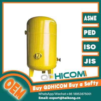 Vertical CS ASME Air Receiver Tanks Safe Pressure Storage Tank Receiver Tank