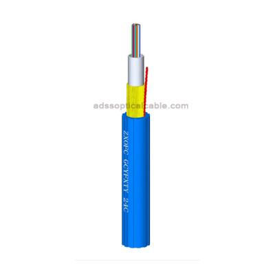 24 Core Micro Fiber Optic Cable Air Blown SM MM GCYFXTY Duct Application