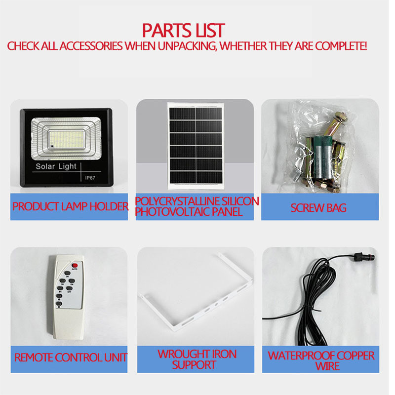 Rural Photovoltaic Street Light with High Luminous Efficiency 120lm/w and Waterproof Design