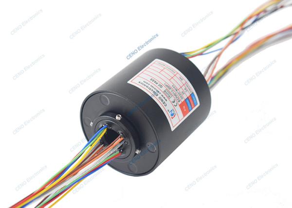 20 Circuits 2A 380V Voltage Through Bore Slip Ring With 300Rpm For Robot