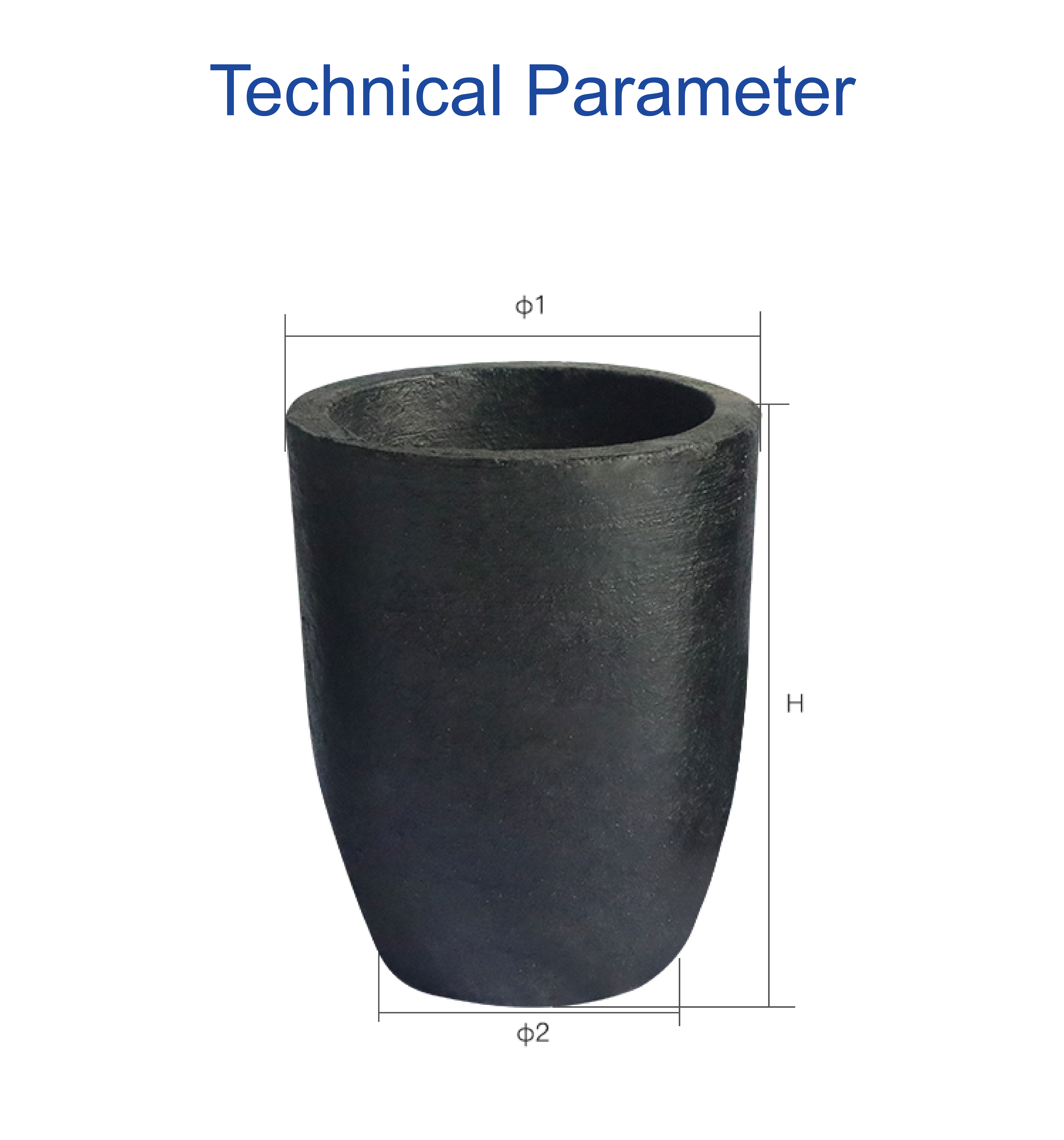 Clay-graphite Crucible