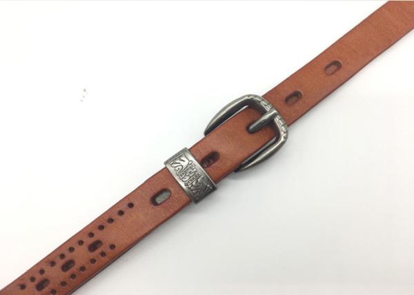 Elegant Women's Fashion Leather Belts , Solid Color Girl Dress Belt With Anti - silver Pin Buckle 7/8”(18mm) Wide