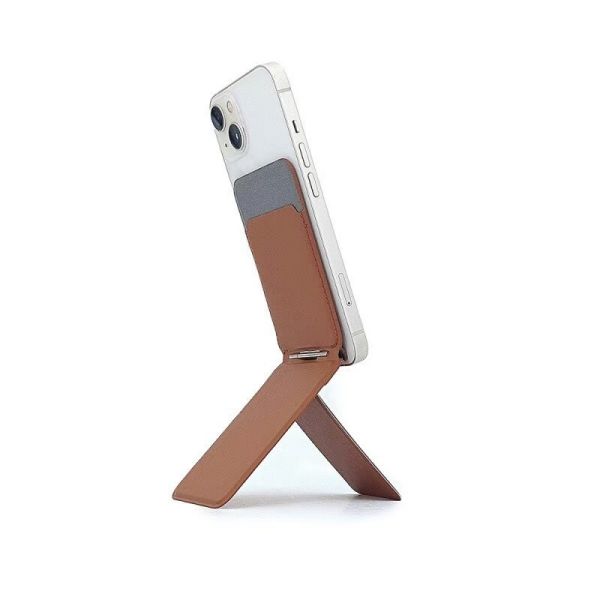 Multiple Angles Magsafe Wallet Stand Foldable For Outdoor Filming