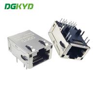 Le connecteur de port de réseau du filtre RJ45 de Gigabit Ethernet a protégé l'interface modulaire plaquée or du bloc 30U de douille