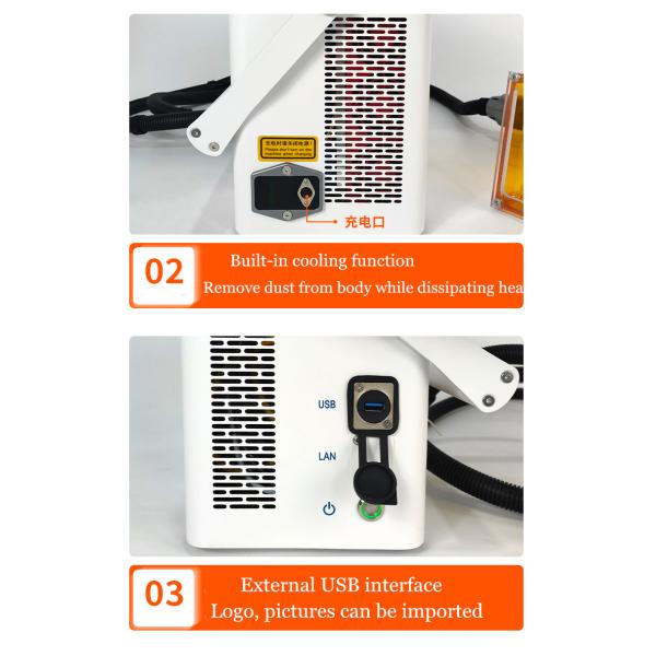 Cooling Mode Air Cooling Laser Expiry Date Printing Machine for Compact Food Beverage