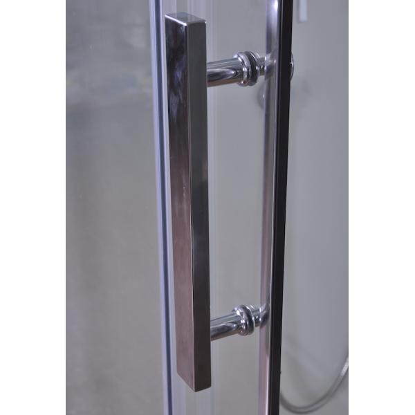 Роскошные душевые кабины угла массажа, прямоугольная кабина ливня с бамбуковым местом 1200кс800кс2150мм