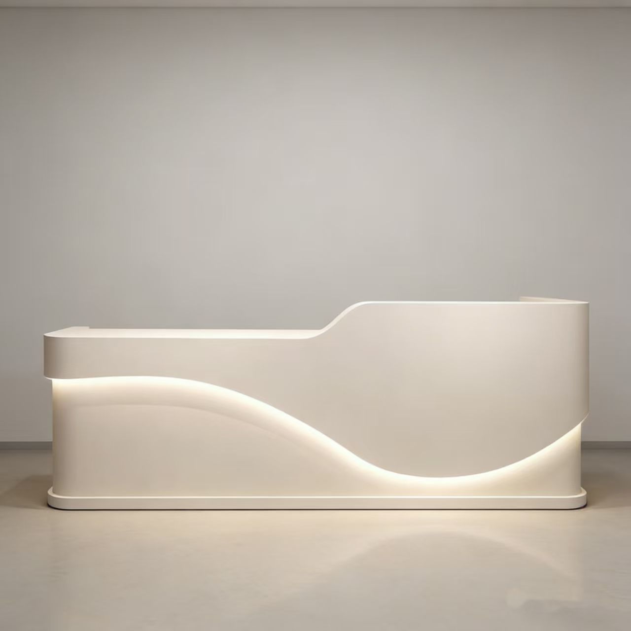 Customized Design Luxury Look Jewelry Counter and Reception Desk with Durable and Easy Clean Surface
