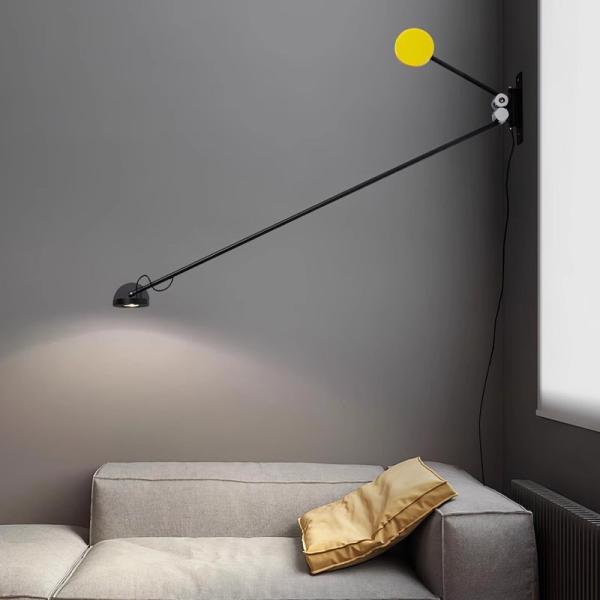 Long arm wall lamp living room simple bedside lamp for bedroom modern wall lamp