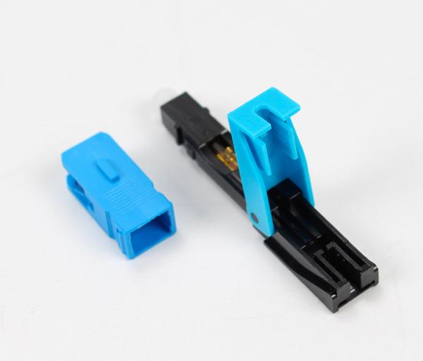 Singlemode / Multimode Fiber Optic Cable Connectors OEM Accepted Easy Install