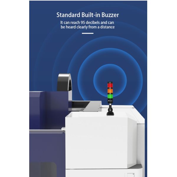 Luces indicadoras de estado de la máquina multicapa ABS 24v DC para máquinas herramienta CNC