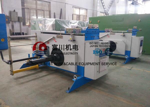 630 Active Pay Off Double Cable Machine For Double Wire Twisting Pneumatic Tension