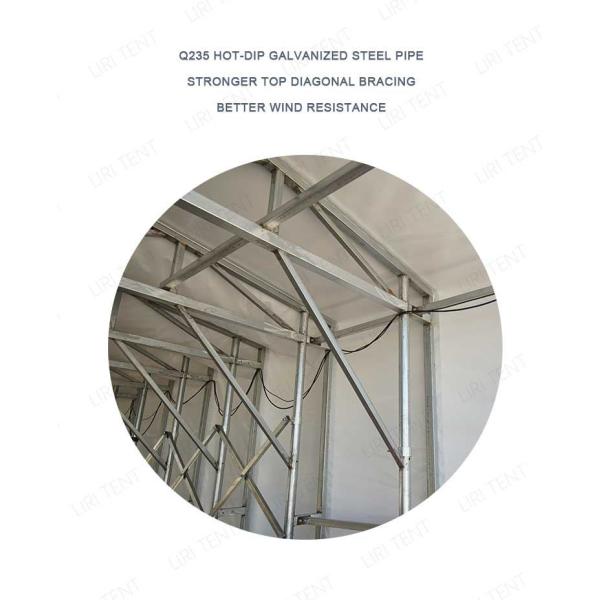 Warehouse Electric Sliding Shed Outdoor Remote Control Stadium Awning Movable