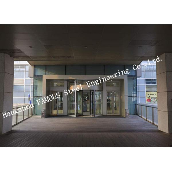 Дверь фасада жилых промышленных дверей гаража стеклянная для выставочного зала выставки