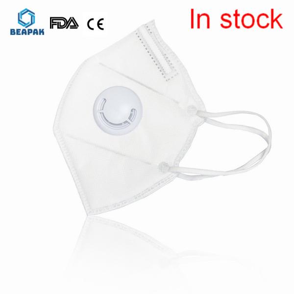 Non Irritating  Face Mask With Valve European Standard No Ear Pressure