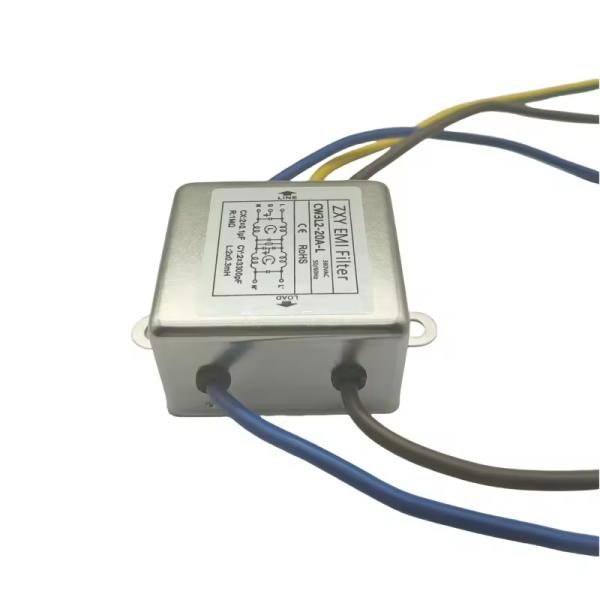 Фильтр EMI однофазный антиинтерферентный источник питания 115V / 250V / 380V CW3L2-20A-L CW4L2-20A-S CW4L2-20A-T 50/60HZ